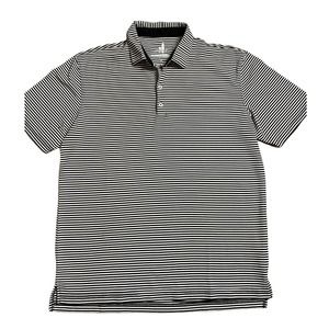 LARGE JOHNNIE-O POLO SHIRT Black White